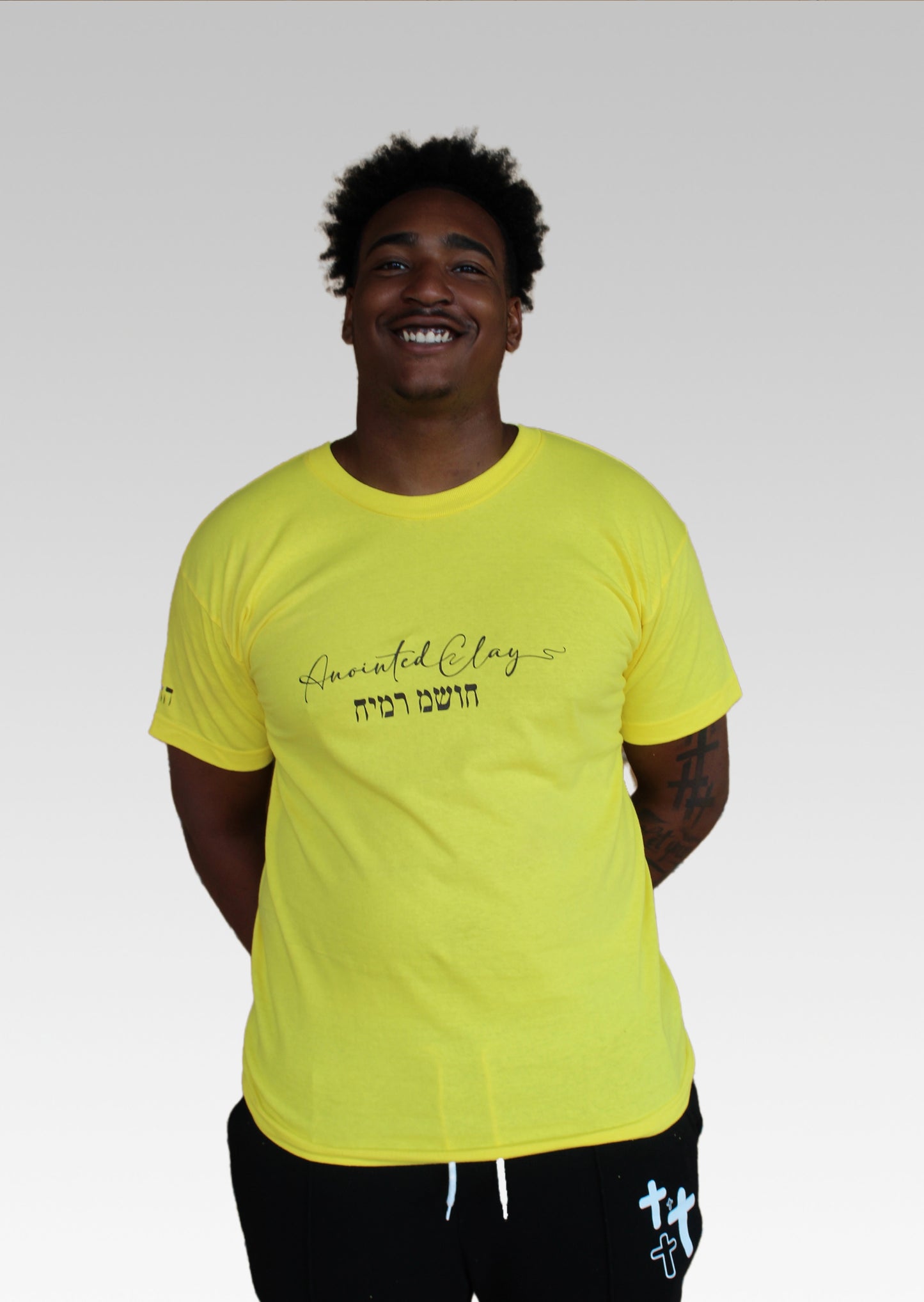 Yellow Anointed Clay Tee