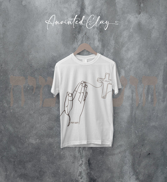 Anointed Clay Abstract Luxury Tee